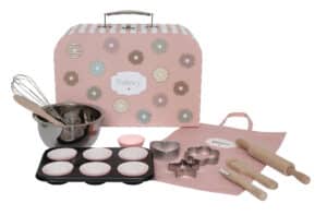 JABADABADO Set da forno 29x20x9cm G12025 in valigia, rosa