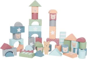 JABADABADO Blocchi construzioni teddy W7277 49 Pezzi
