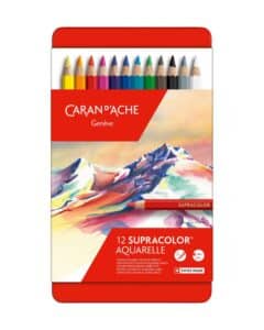 CARAN D'ACHE Matida col. Supracolor 3,8mm 3888.312 ass. astuccio met. 12 pezzo