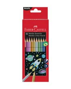 FABER-CASTELL Classic Colour Hexagonale 201583 metallic, 10x