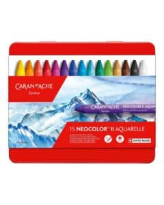 CARAN D'ACHE Pastelli Neocolor II 15 colori con scatola personalizzata