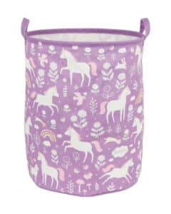 ALLC Cestino porta. 40x40x50cm STBAUD29 Unicorn dreams