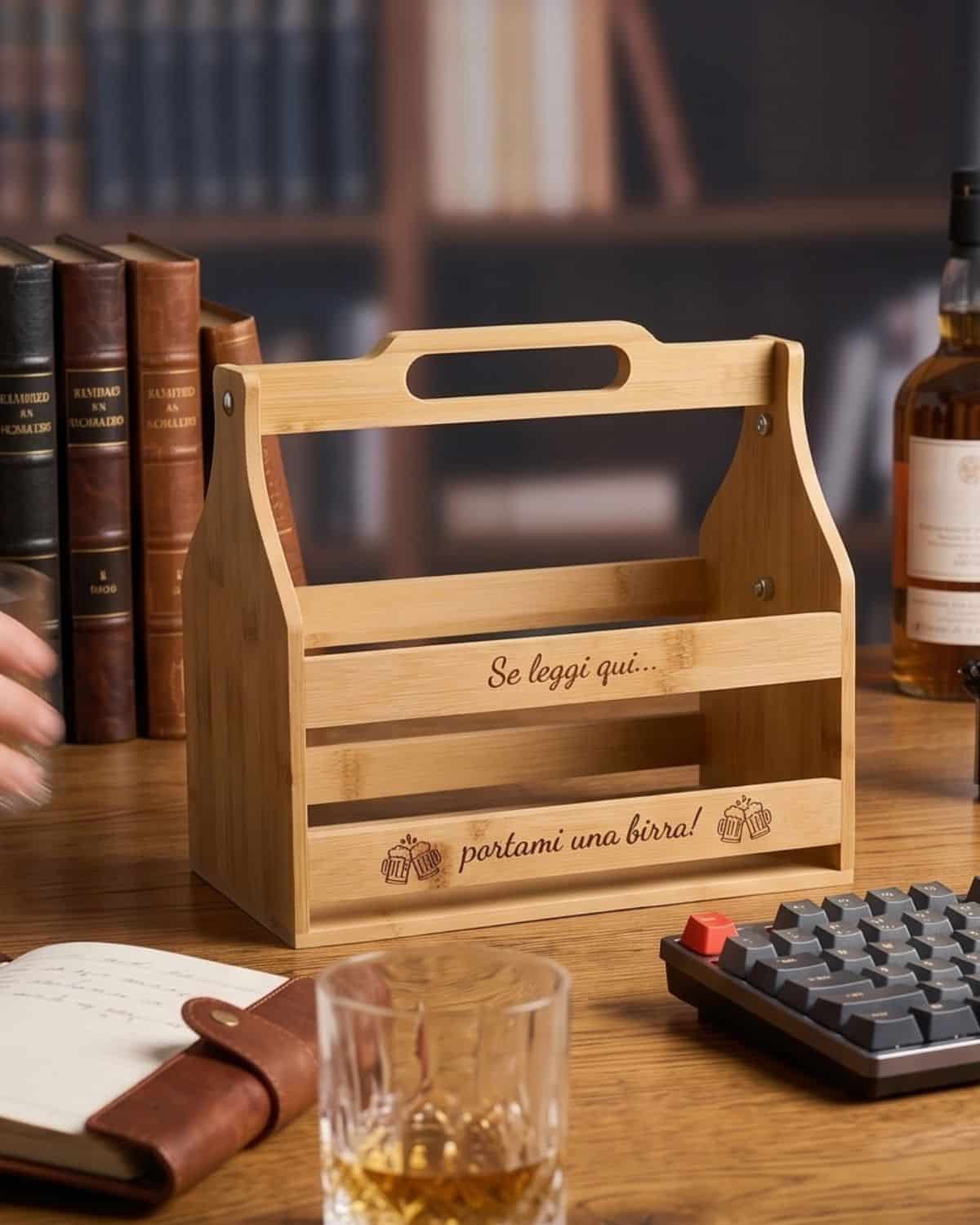 Cassa per 6 birre personalizzata