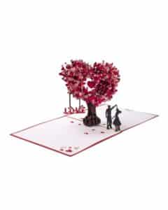 3D Pop up biglietto Love