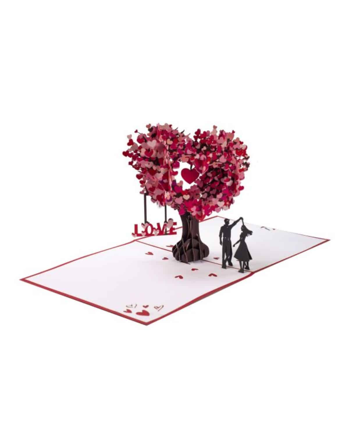 3D Pop up biglietto Love