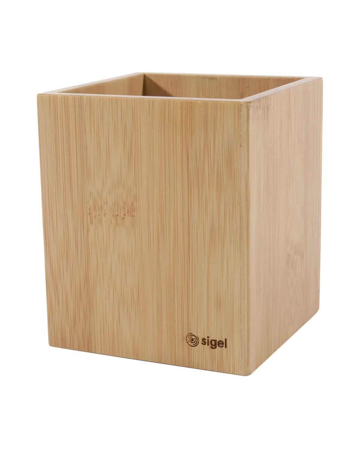 Portamatite in bambù personalizzato