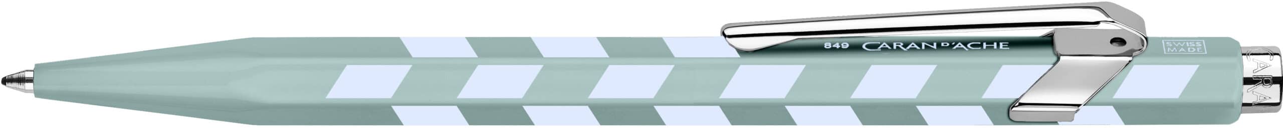 CARAN D'ACHE Penna sfera 849 Mosaic NM0849.301 verde acqua