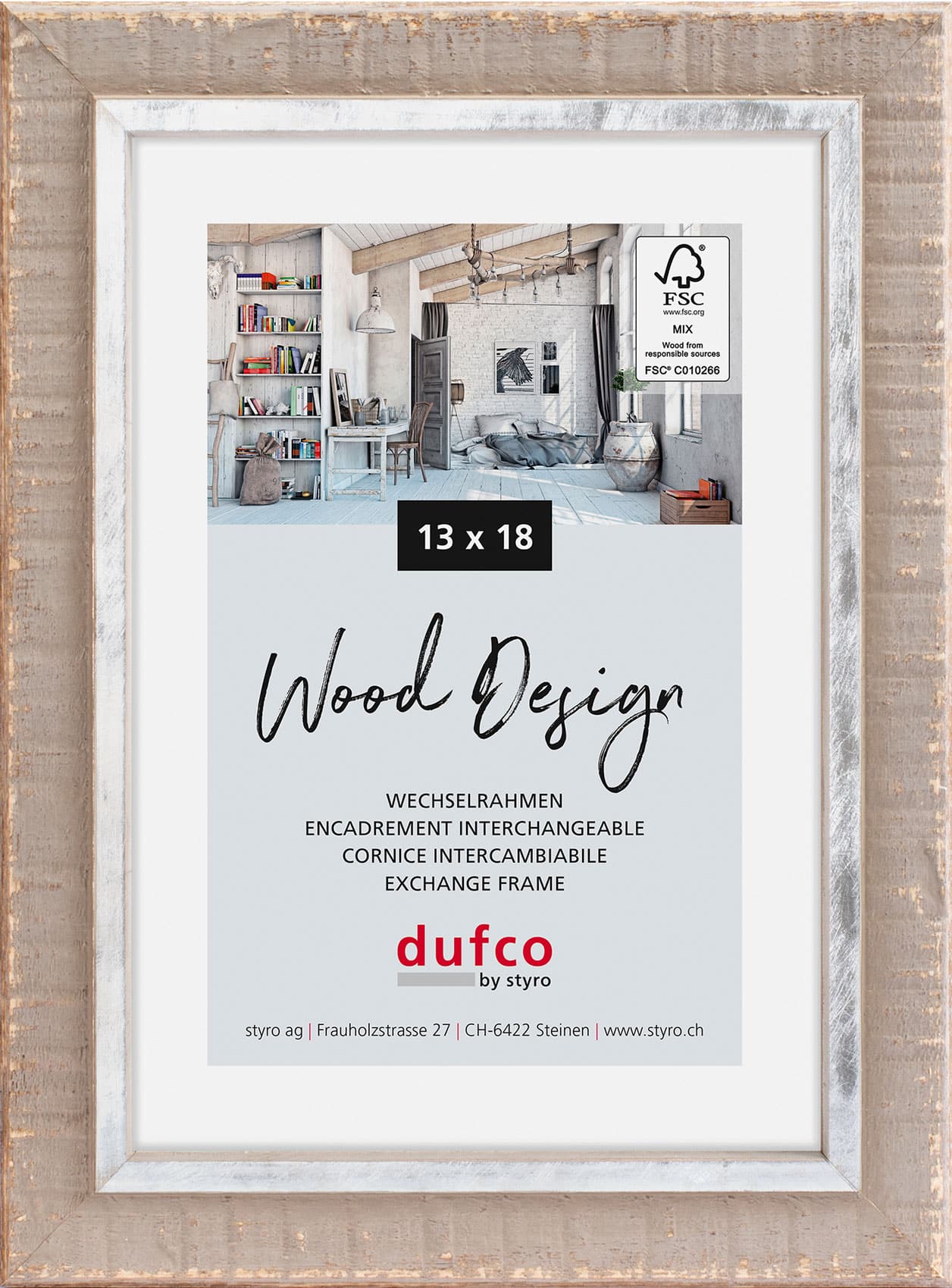 DUFCO Cornice Lima 13x18cm 1610.81121 taupe
