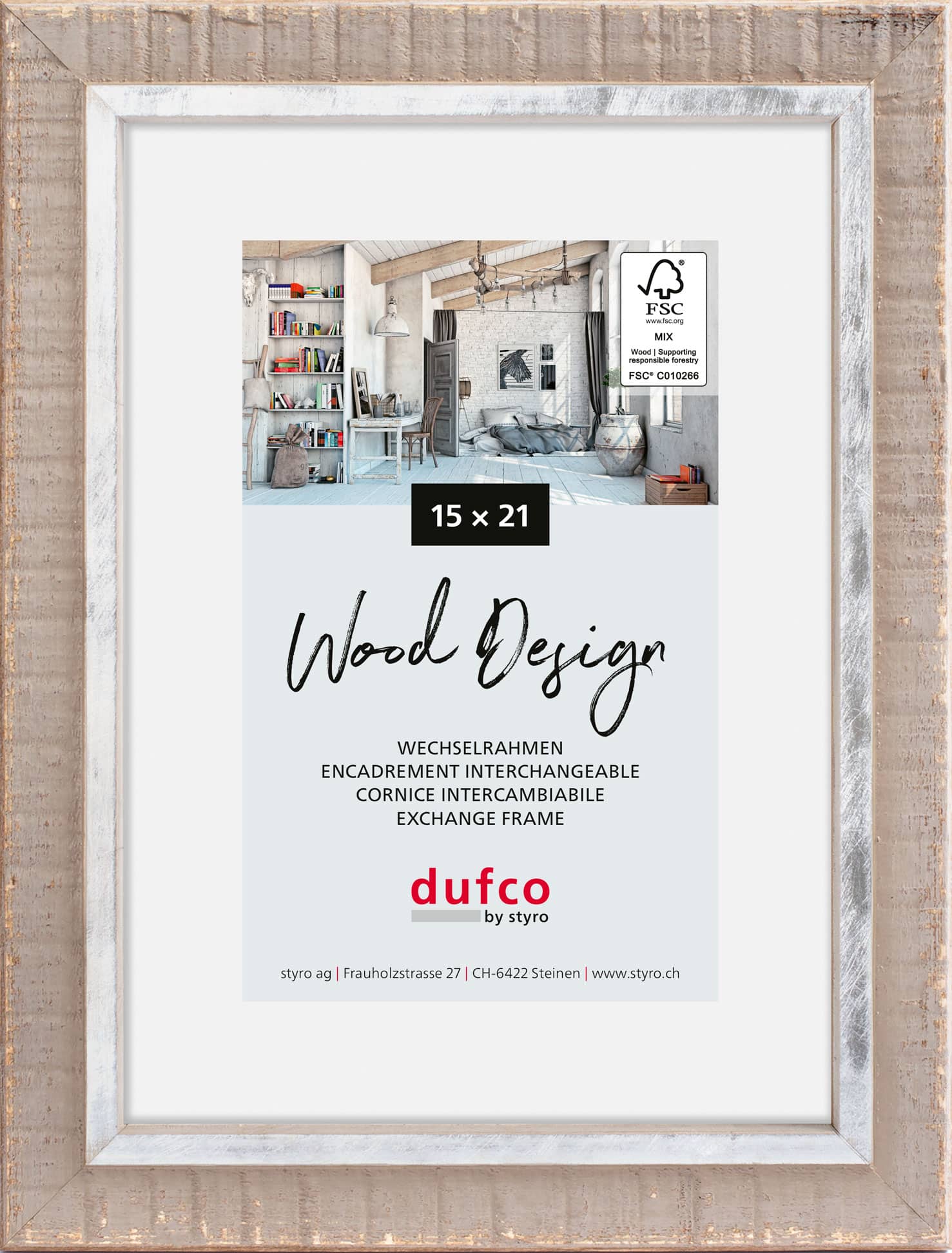 DUFCO Cornice Lima 15x21cm 1610.81122 taupe