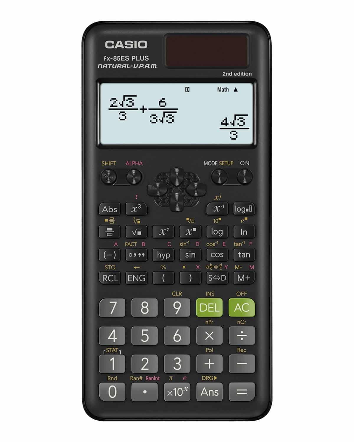 CASIO Calcolatrice FX-85ESPLUS-3-CH Solare