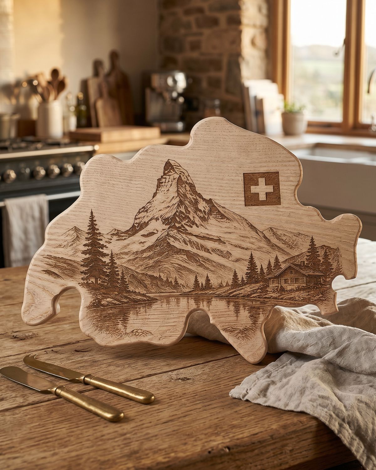 Tagliere in legno di Frassino della Vallemaggia Svizzera