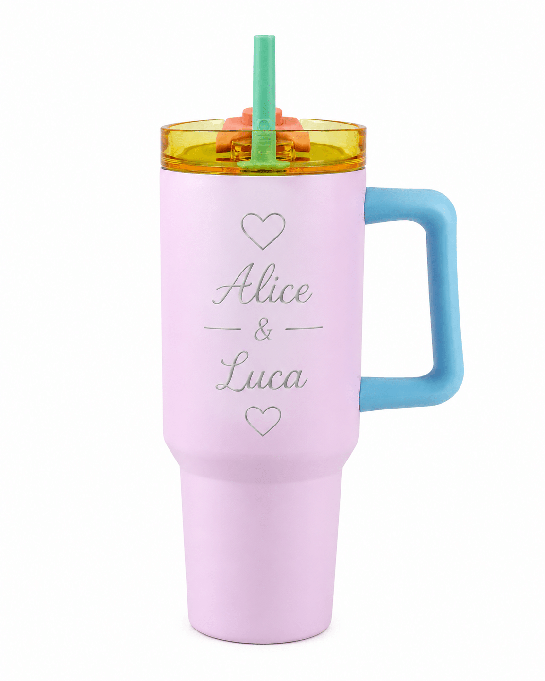 Personalisierter Thermobecher Rosa