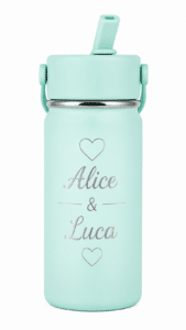 Thermos Personalizzata con cannuccia Menta