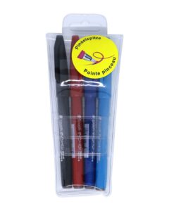 PENTEL Brush Sign Pen SES15C-4/ABCS 4 pezzi