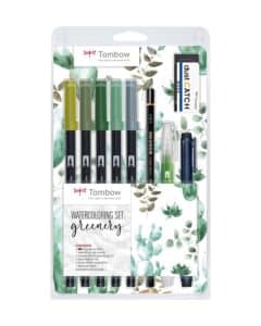TOMBOW Watercolor Set WCS-GR Greenery