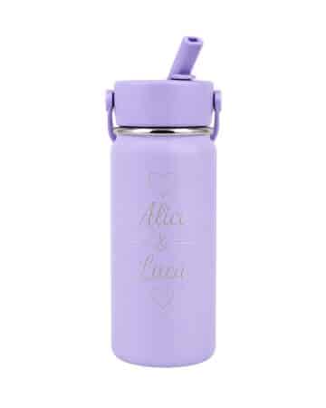 Thermos personalizzata di colore lilla
