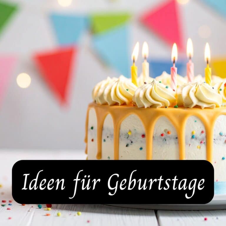 Ideen für Gebustage