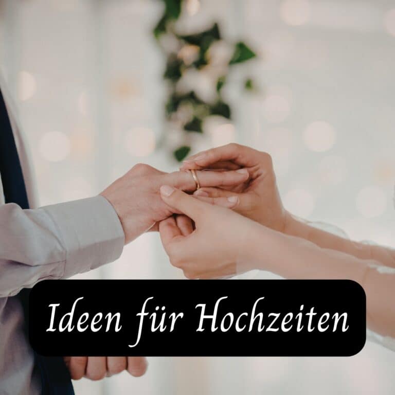 Ideen für Hochzeiten