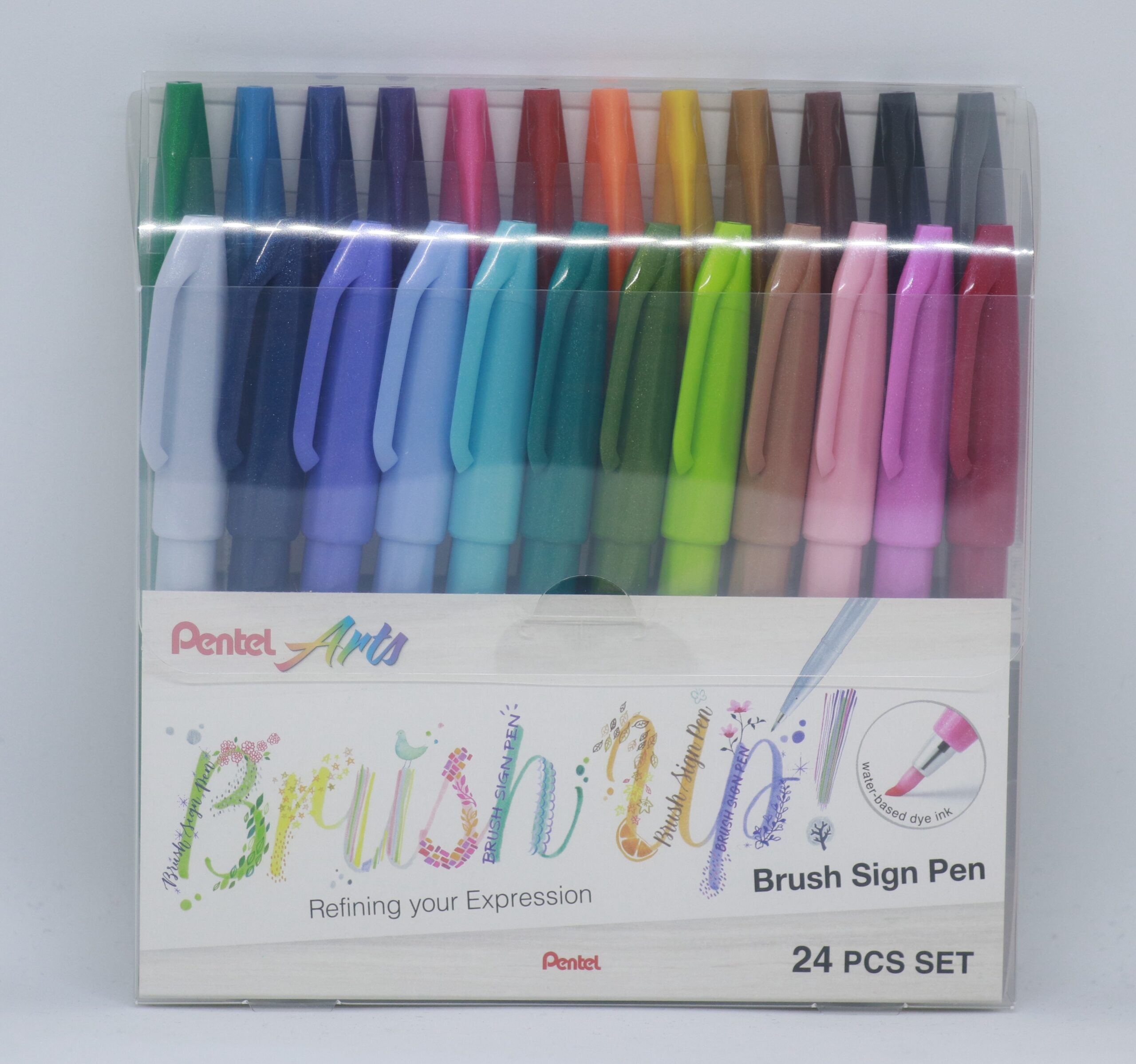 PENTEL Brush Sign Pen SES15C-24ST1 24 colori, astuccio
