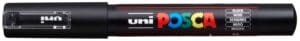 POSCA Marker 0.7mm PC-1M BLACK nero