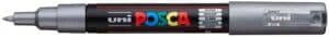 POSCA Marker 0.7mm PC-1M SILVER argento