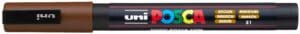 POSCA Marker 0.9-1.3mm PC-3M BROWN marrone