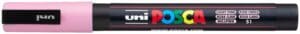 POSCA Marker 0.9-1.3mm PC-3M L.PINK rosa chiaro