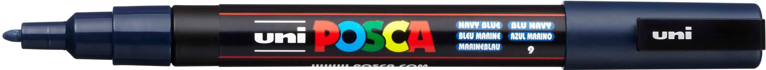 POSCA Marker 0.9-1.3mm PC-3M Navy Blue blu