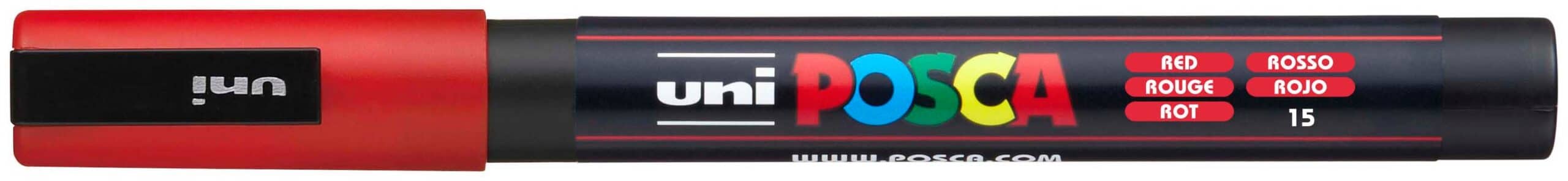 POSCA Marker 0.9-1.3mm PC-3M RED rosso