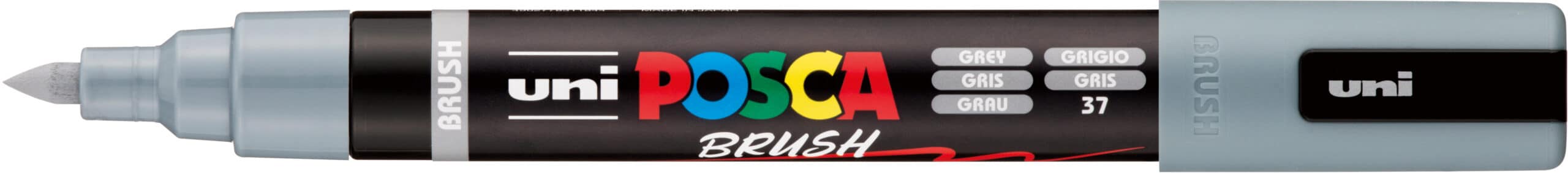 POSCA Brush Marker 1-4mm PC-5BRGREY grigio