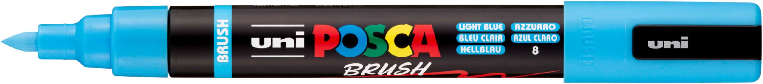 POSCA Brush Marker 1-4mm PC-5BRL.BLUE azzuro