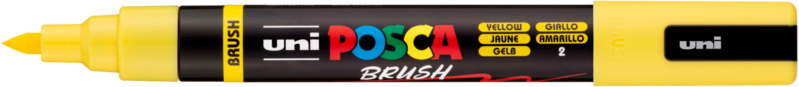 POSCA Brush Marker 1-4mm PC-5BRYELLOW giallo