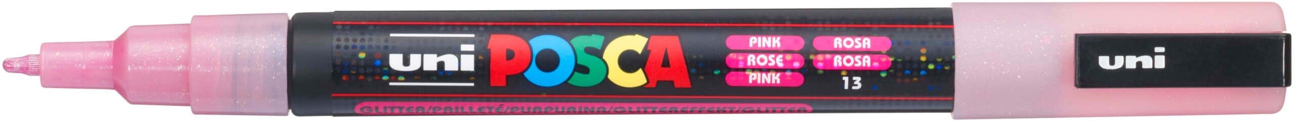 POSCA Marker 0.9-1.3mm PC3-ML PINK rosa glitter