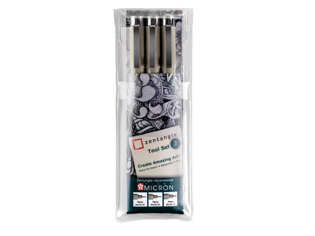 SAKURA Zentangle Tool Set Z03PGB 3 pezzi