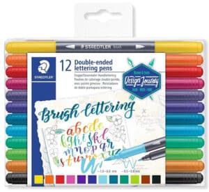STAEDTLER Penna fibra Handlettering 3004TB12 Design Journey, 12 pezzi