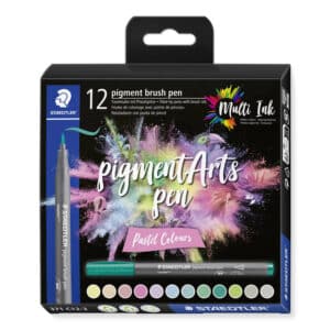 STAEDTLER Penne in fibra con punta pen 371 C12-2 pigment pen 376 12er Set