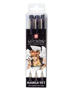 SAKURA Manga Pigma Micron Set POXSDKMAN3 3 pezzi