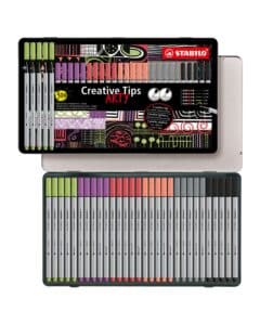 STABILO Set creativo Tips Arty 89/30-6-2-20 Pastel 30 pezzi