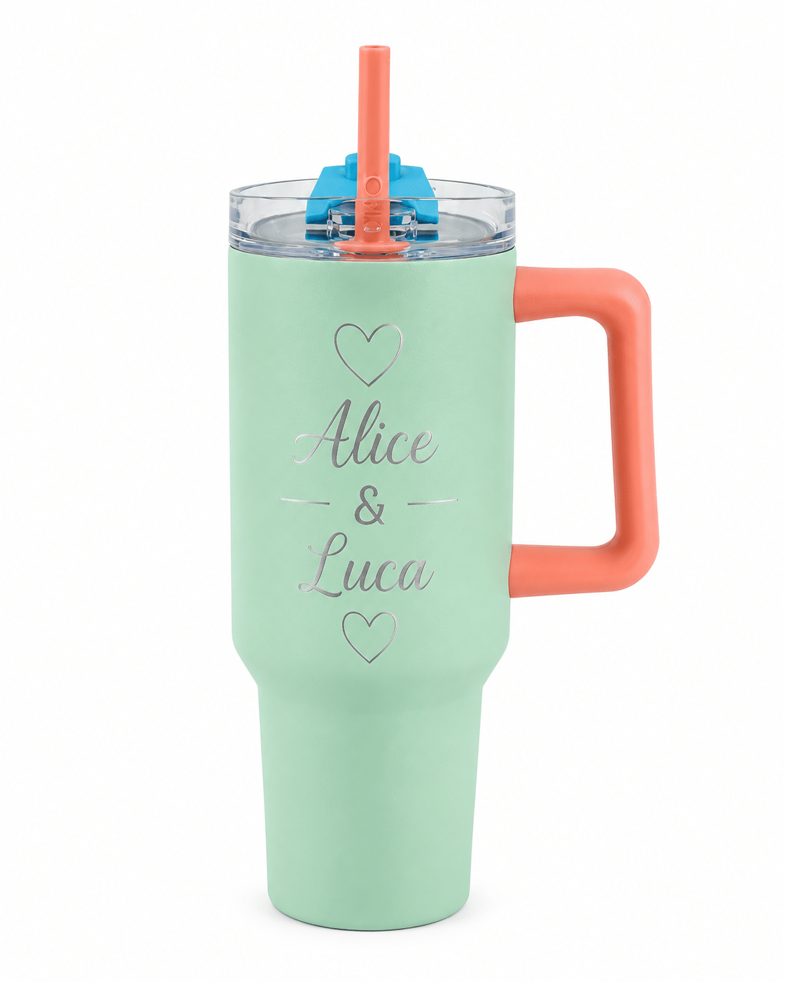 Personalisierter Mint-Thermobecher