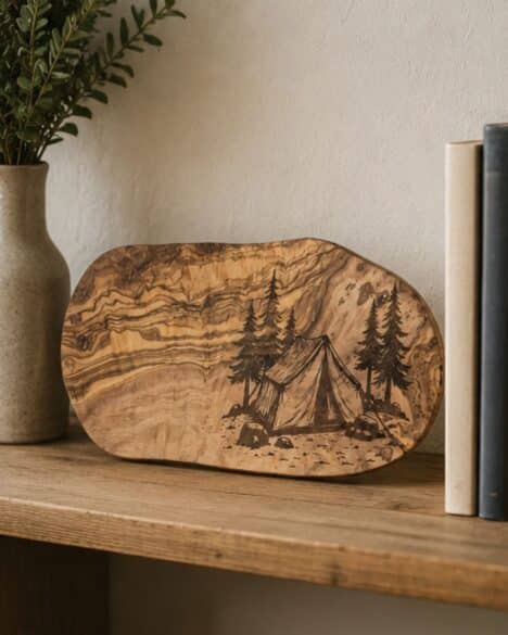 Tagliere in legno d'ulivo personalizzato