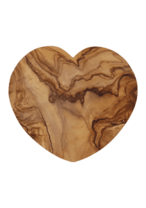 Tagliere ulivo cuore