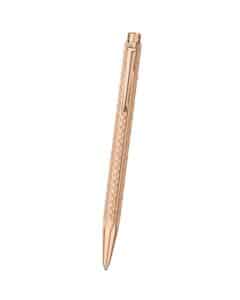CARAN D'ACHE Penna a sfera Ecridor Damier Rosa personalizzabile
