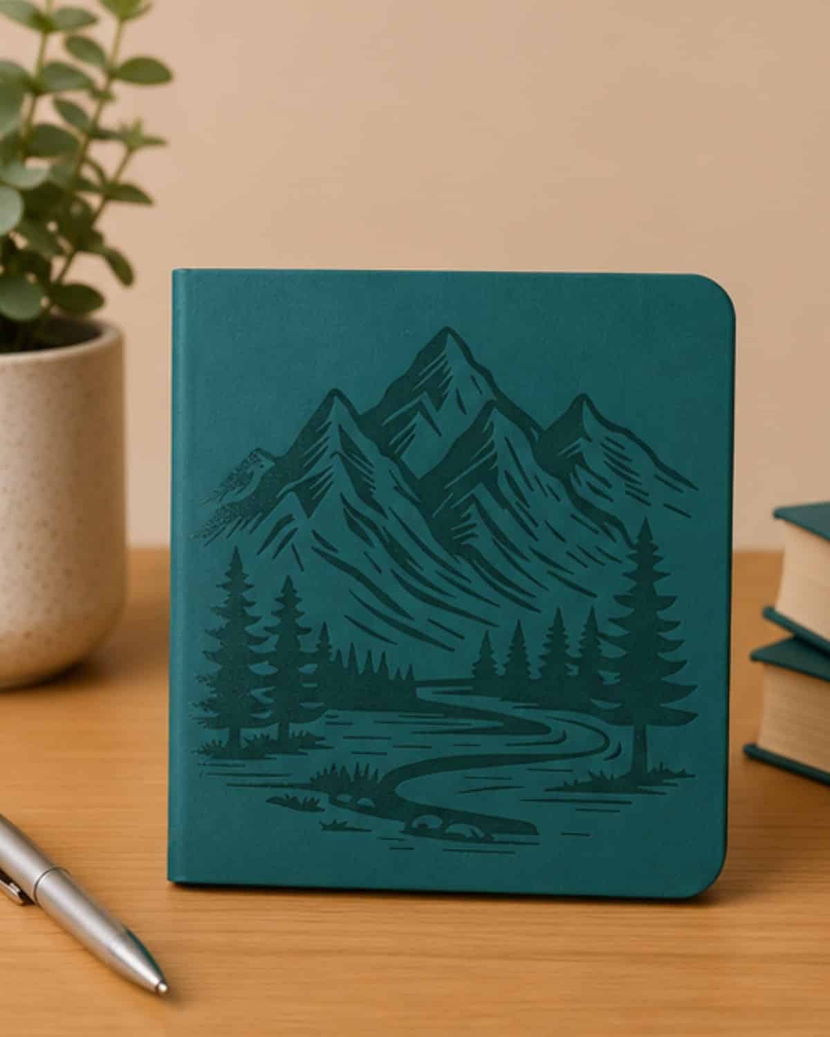 TALENS Sketchbook 12x12cm verde scuro personalizzato