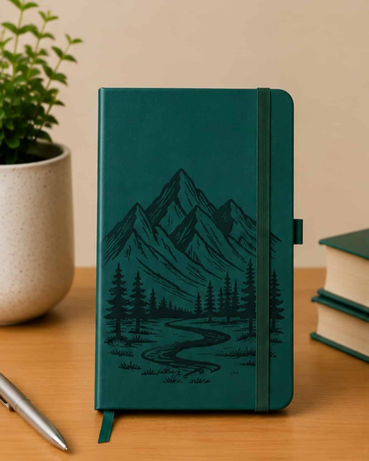 TALENS Sketchbook 13x21cm verde scuro personalizzato
