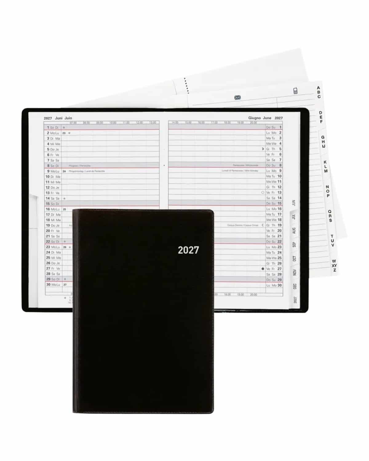 BIELLA Agenda Istanbul 2027 855612020027U 1M/2P nero ML 10.6x15.3cm