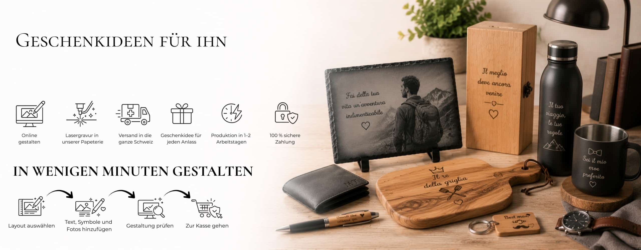Geschenkideen für ihn