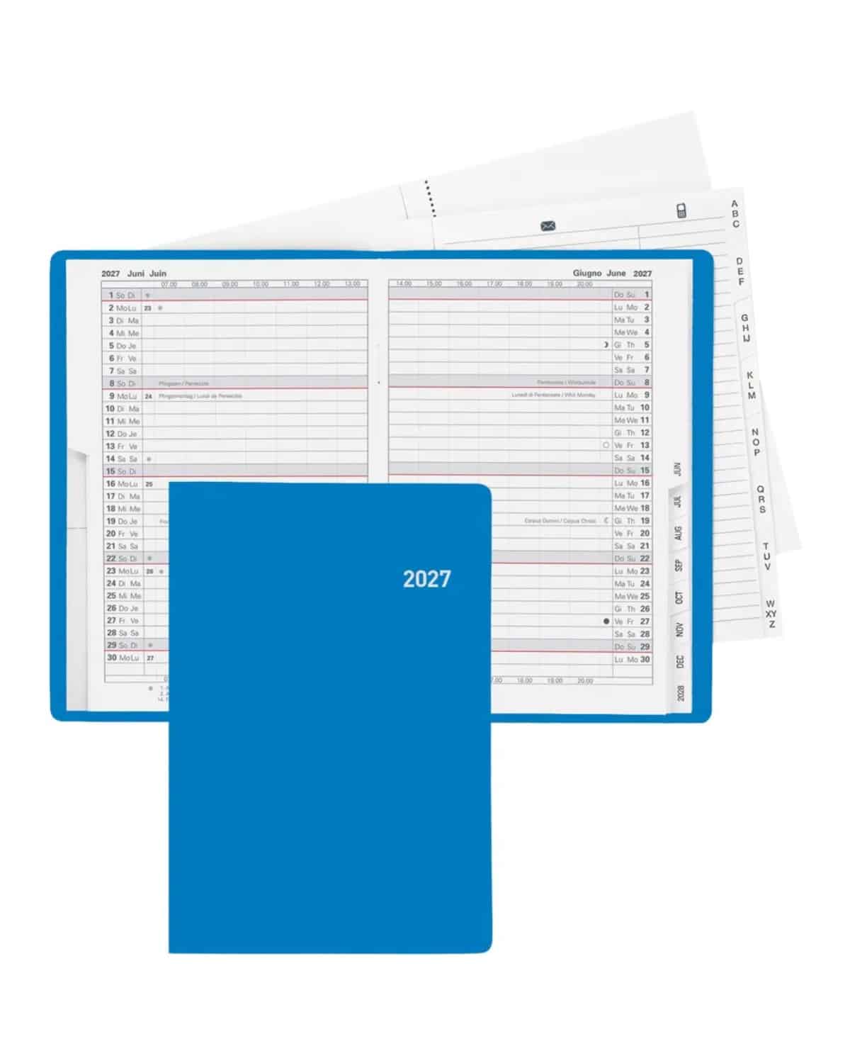 BIELLA Agenda Istanbul 2027 855612050027U 1M/2P blu ML 10.6x15.3cm