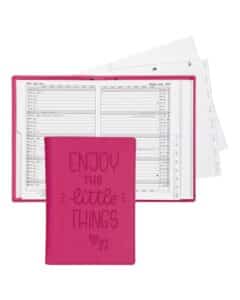 BIELLA Agenda Istanbul 2027 855715400027U 1M/2P rosa ML 10.6x15.3cm