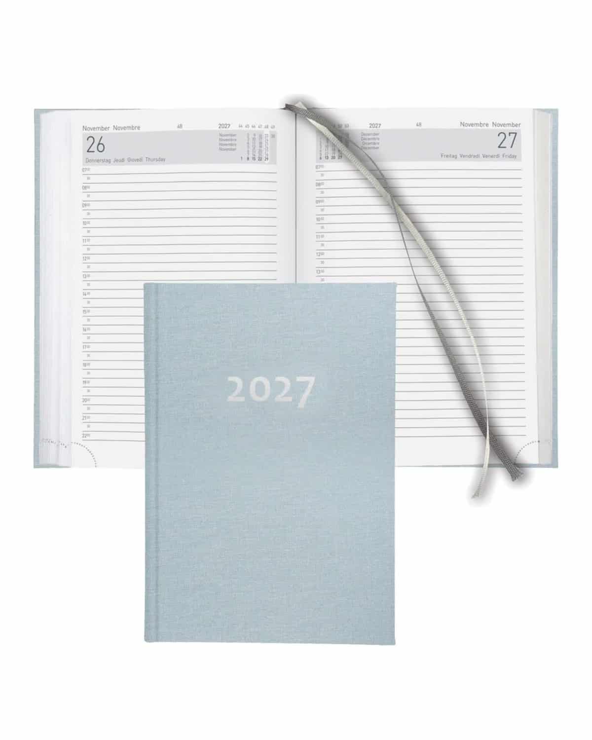 BIELLA Agenda Executive 2027 806510060027U 1G/1P azzurro ML 14.5x20.5cm