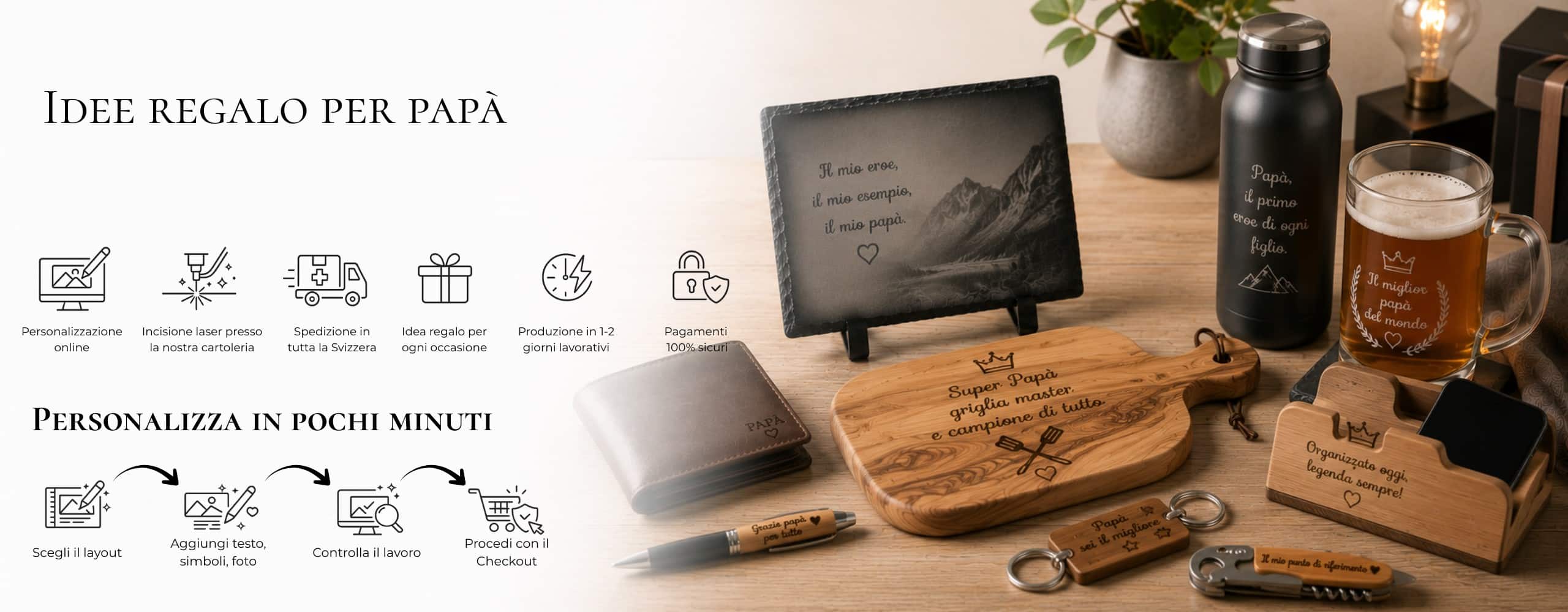 Banner della pagina Idee regalo per papà